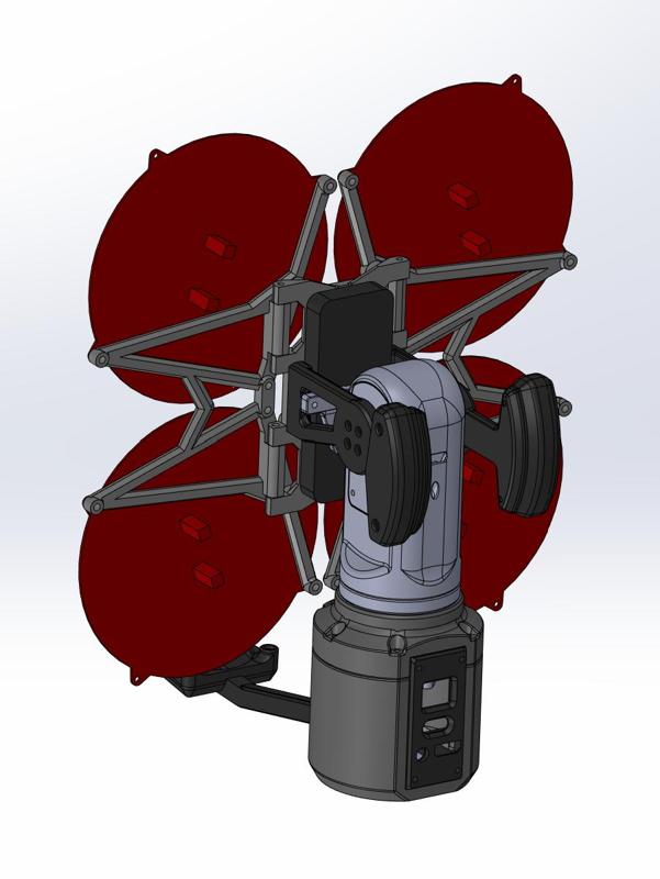 HEAVY DUTY DH WALKSNAIL ANTENNA TRACKER -AAT-