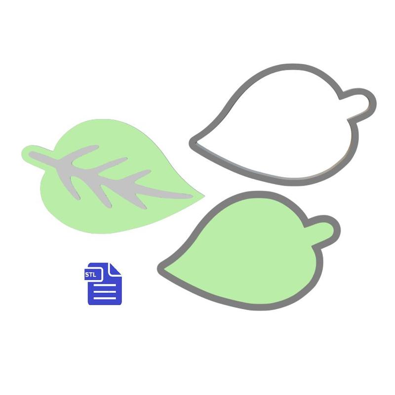 3pc Leaf Bath Bomb Mold