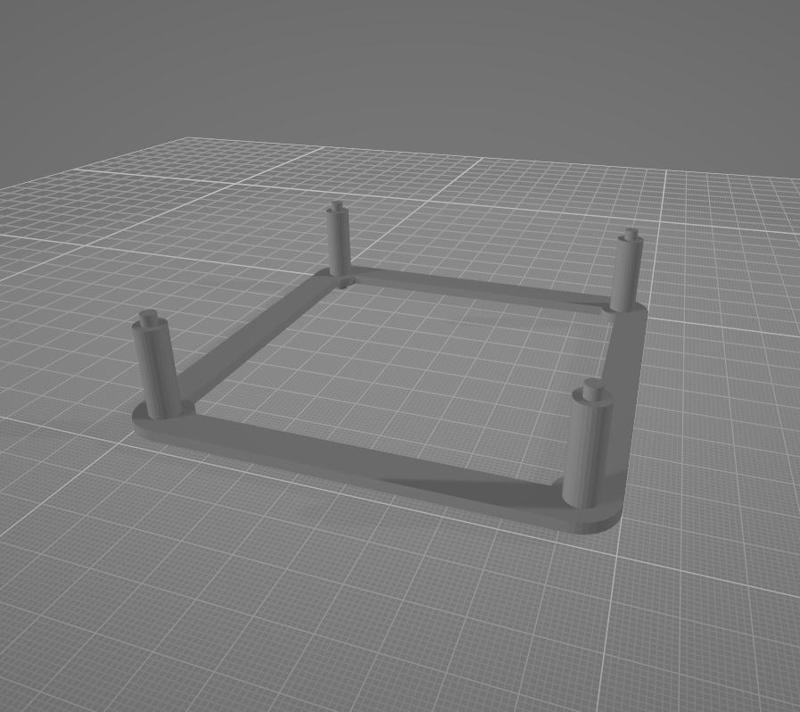 Universal 120mm computer fan holder