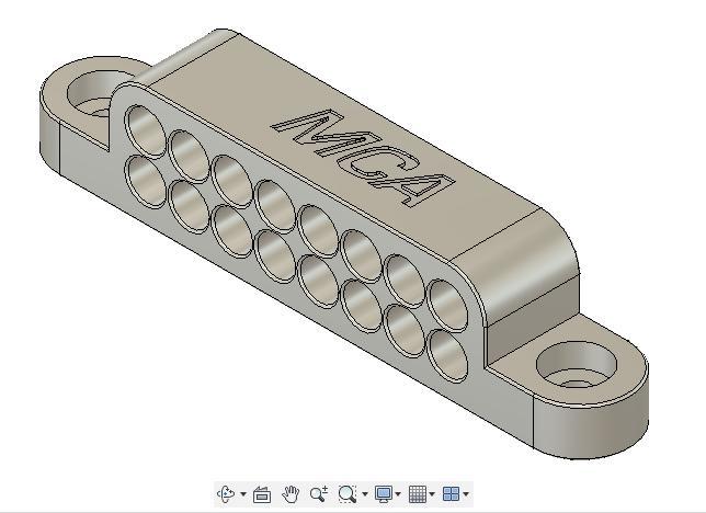 surface mount pc cable comb x8+x8