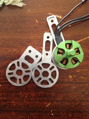 X900 Tricopter Motor Mounts