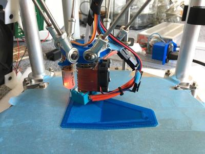 E3D 6 Lite Effector for 3KU Delta Printer with BLTouch mount