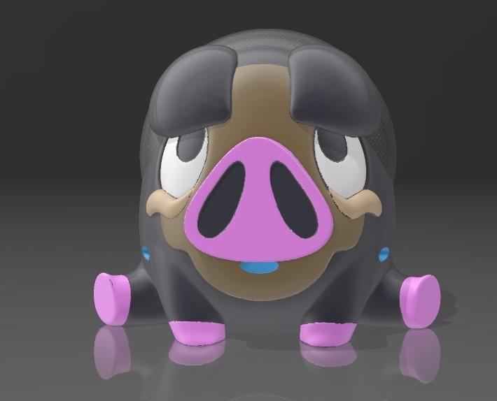 Suporte Alexa Echo Dot 4a e 5a Geração Lechonk Pokemon