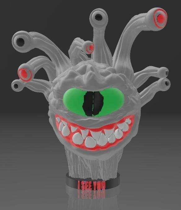 Suporte Alexa Echo Dot 4a e 5a Geração Beholder Dangerous e Dragons