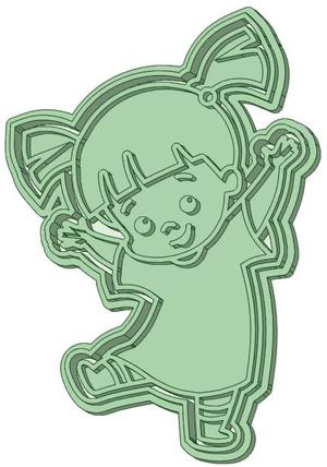 Boo whole 70 mm Monster inc cookie cutter