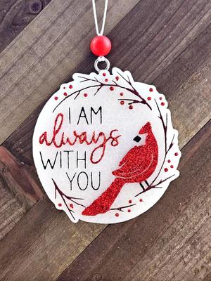 I Am Always With You Cardinal Freshie Mold - 3D Model Mold Box for Silicone Freshie Moulds