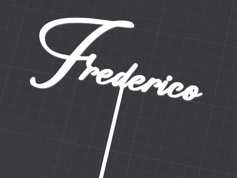 Frederico - Birthday Cake Topper