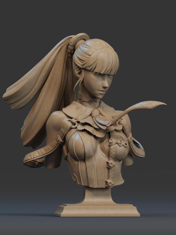 Eve Bust 3D Print