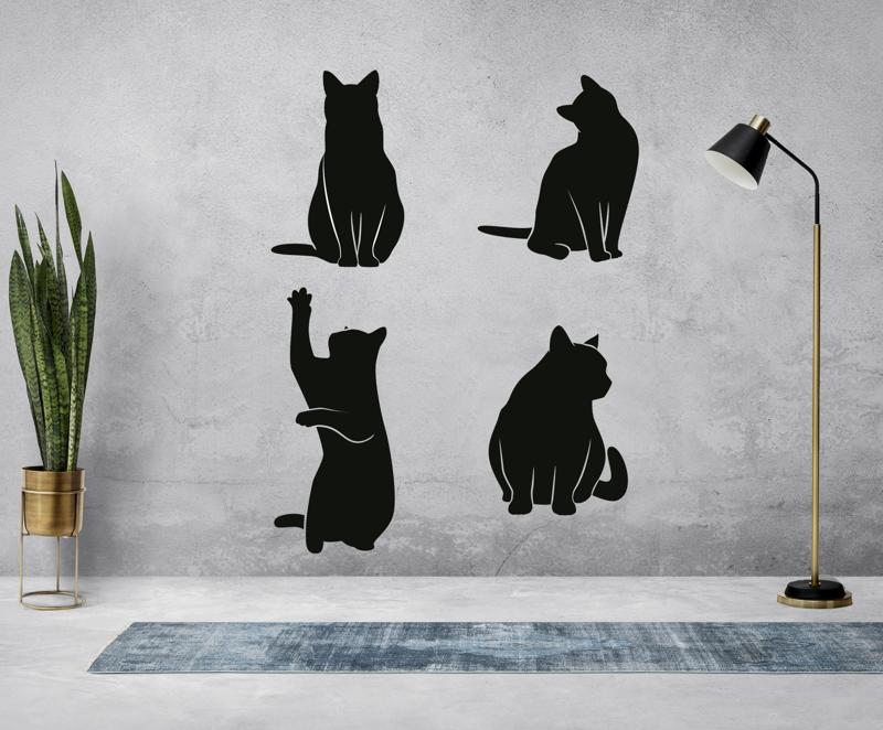 Art 2d Collection of cats.