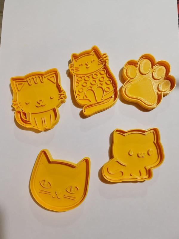 Set de cortantes x5 Gatos