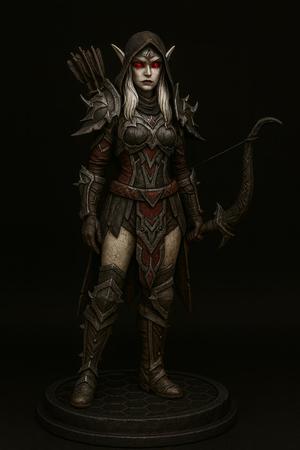 Felcore Dark Ranger | Dark Elf Fantasy Figurine – STL & OBJ for 3D Printing