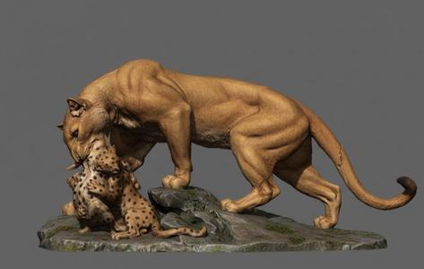 Lioness and Cub