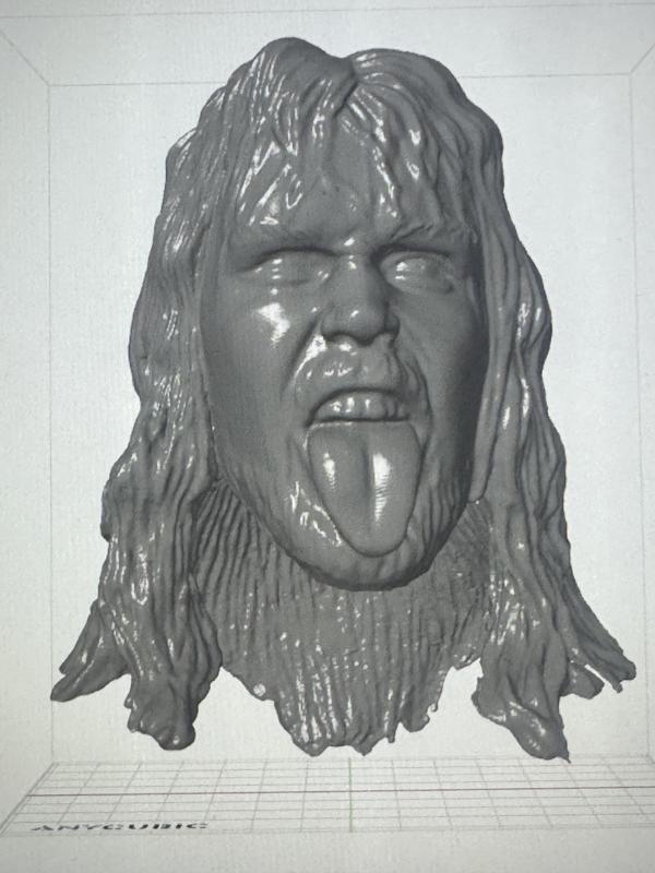 Wwe / Wwf adam bomb head scan