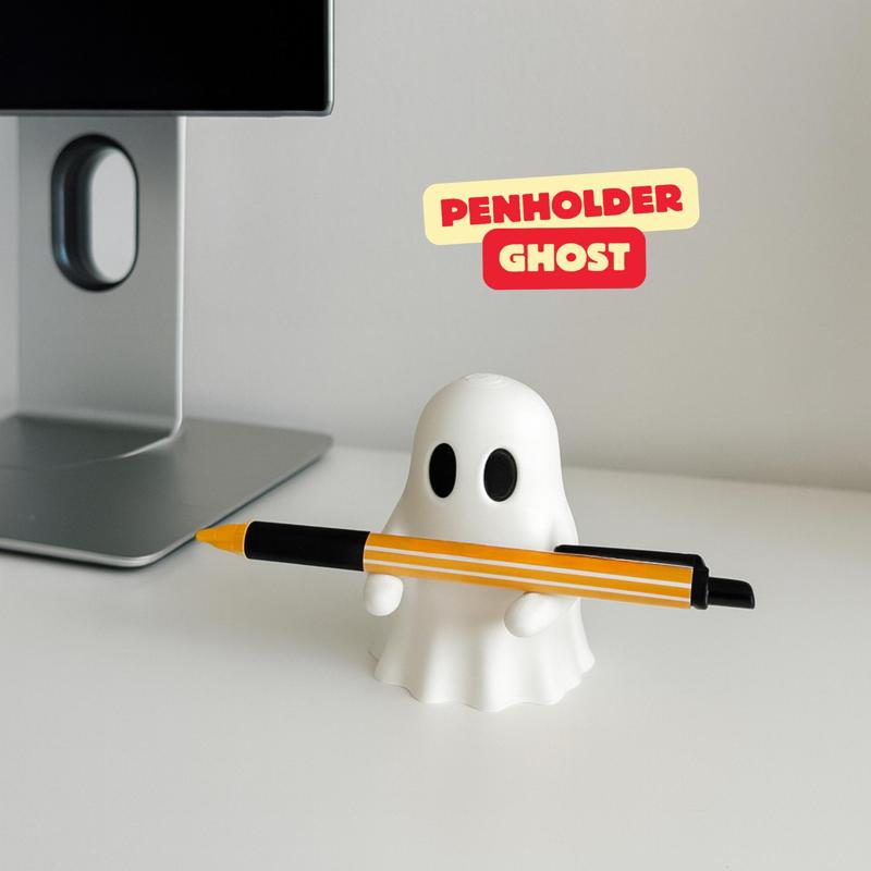 PEN HOLDER GHOST / GHOST HALLOWEENDECOR / DECOR / HOMEDECOR / STL