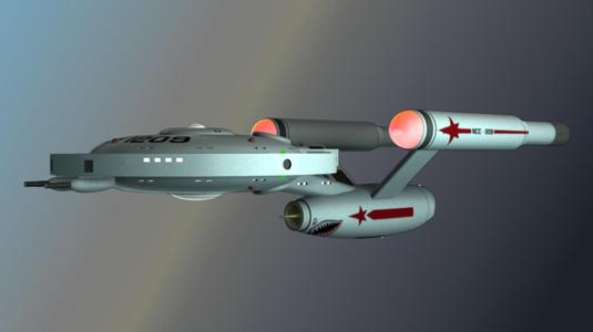 Lancaster Class Cruiser from Starfleet Museum
