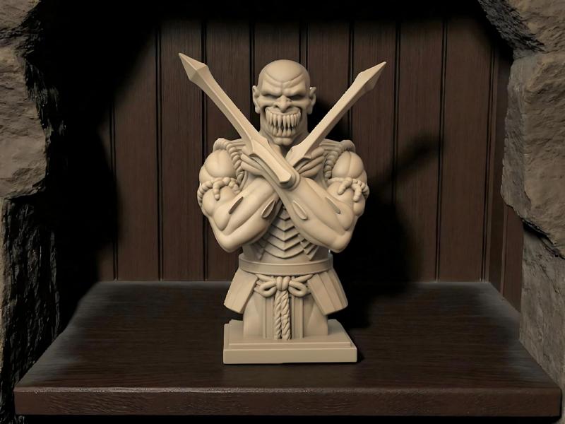 Baraka Bust Mortal Kombat – Digital 3D Printable Figure