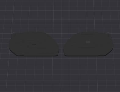 DUAL KEYCHAIN FERRARI HELMETS HAMILTON & LECLERC