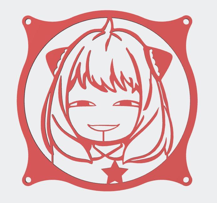 Anya Forger Spy x Family 120mm Fan Cover