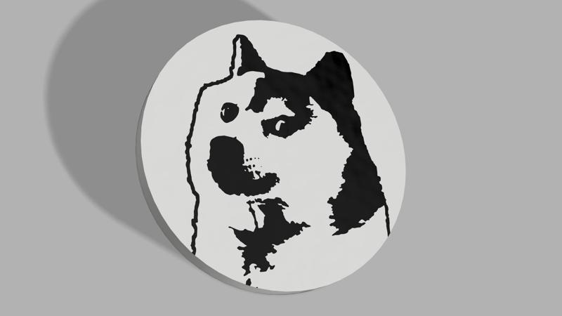Doge Meme - Poker Chip