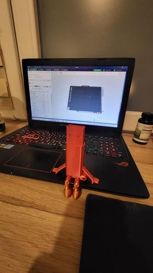 USB stick buddy sitting pendrive print in place