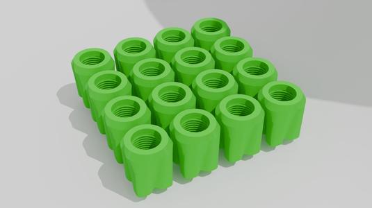 Simple Car Valve Caps – Easy to Print & Non-Slip Grip