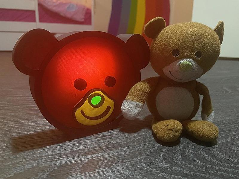 Teddy bear night light