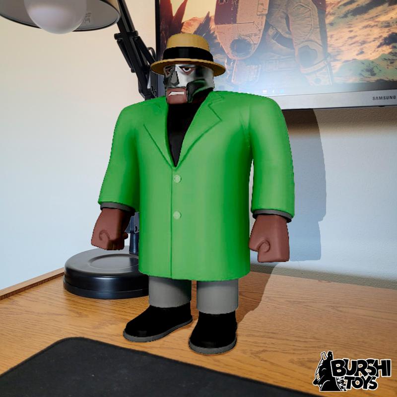 MADVILLAIN X SUPER7 VINYL FIGURE- MFDOOM - MADLIB (multiparts/3mf)