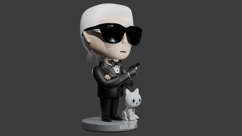 Fan Art Karl Lagerfeld 007 by Karl