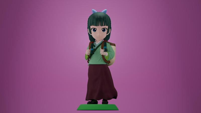 maomao mini figure chibi wcf