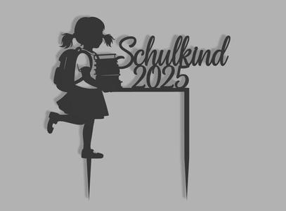 Caketopper for a girl starting school
