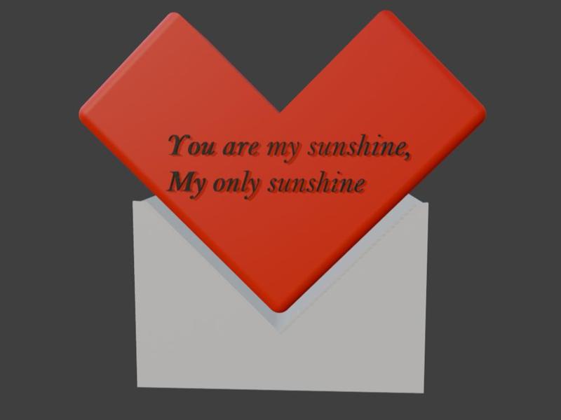 Wholesome Valentine Heart Sign