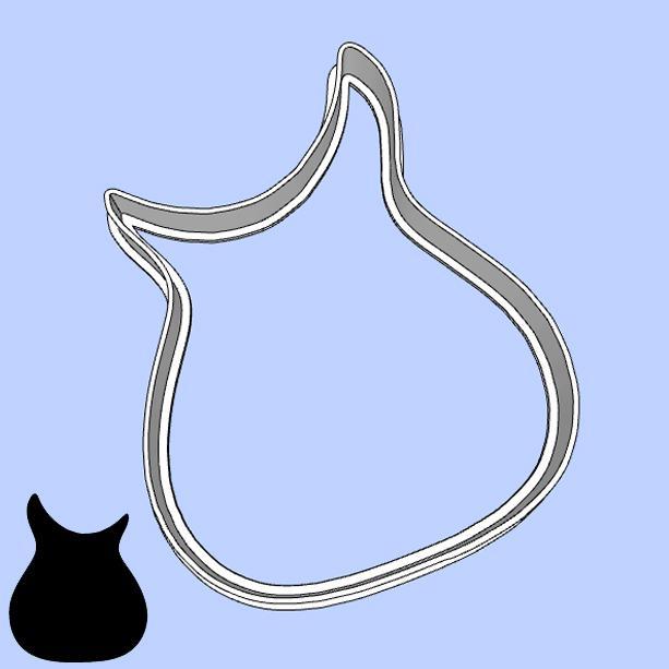 Music cookie cutters - guitar body shapes - Rickenbacker 325 (style 1)