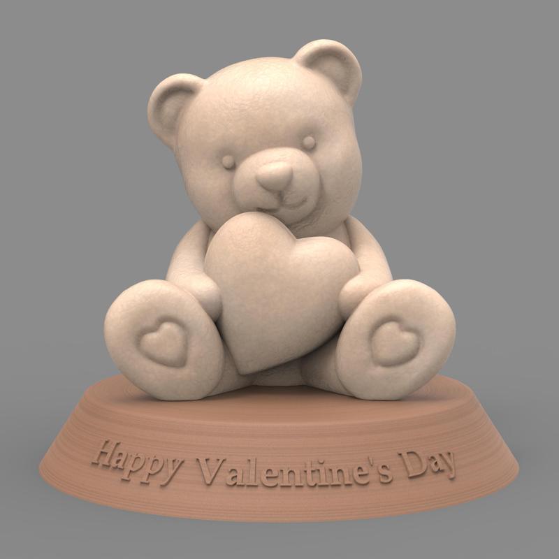 Valentine's Teddy Bear V1