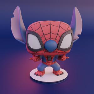 STITCH X SPIDERMAN