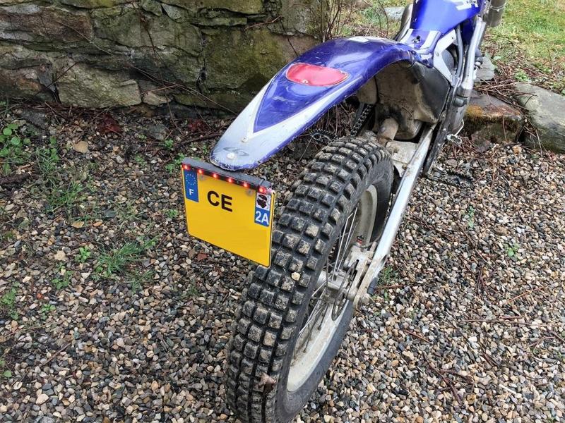 Scorpa SY Yamaha 250 support de plaque