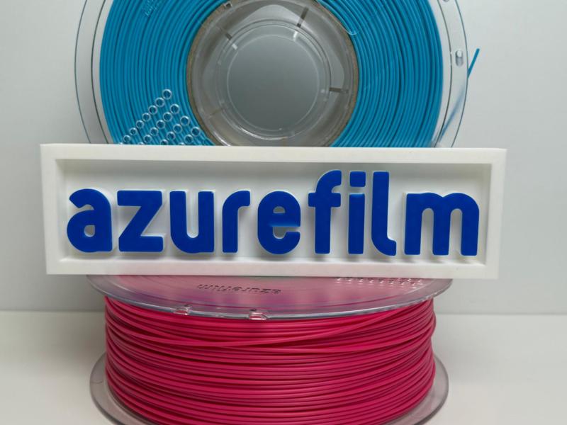 azurefilm logo with emboss letters