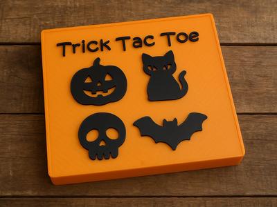 Trick Tac Toe Box – Game Storage or Seasonal Box