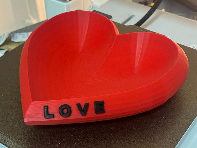 Valentine's Day Heart Tray