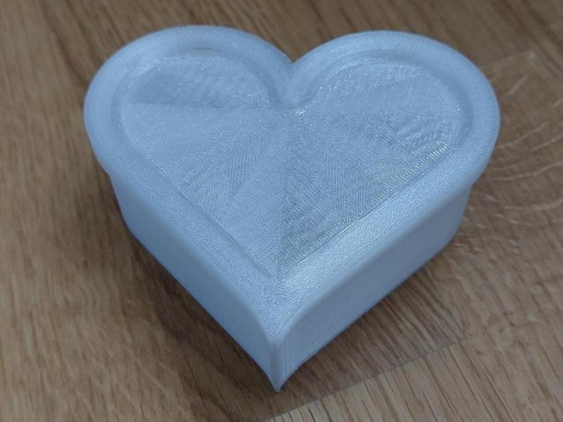 Herzdose mit Fotorahmen / Heart box / Heart box with pictureframe