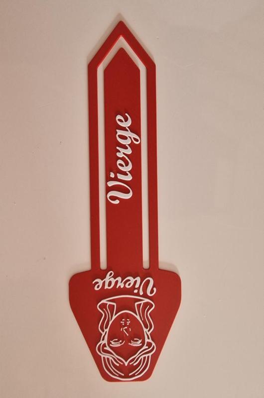 marque page zodiaque vierge