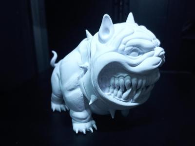 Smiling bulldog