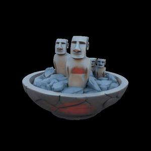 Islander Heritage Stone Holder 3D Sculpture