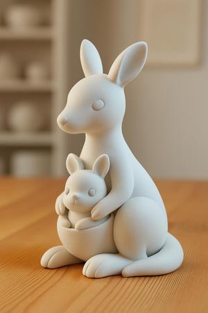 Kangaroo and Joey Sta