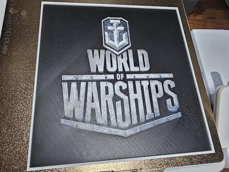 World of Warships Logo Hueforge