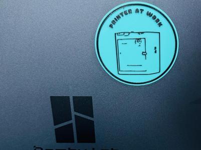 'Printer at Work' Sign (P1S)