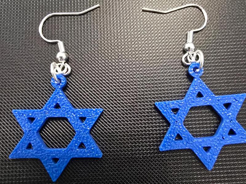 Star of David Earrings