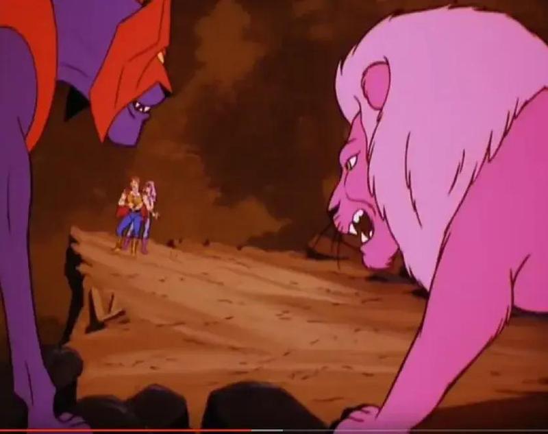 Clawdeen Catra's lion