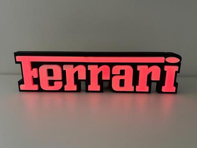 lightbox ferrari