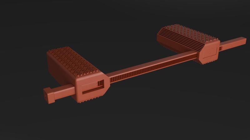 U.S. NAVY Wheel Chocks - 1/48 (Diorama Equipment)