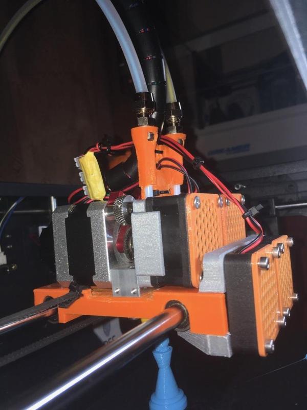 Malyan M180 Flexion Extruder Mount with Part Cooler